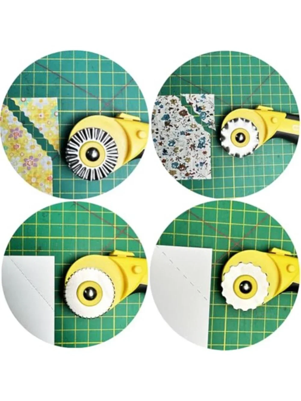 45mm Rotary Cutter with 9pcs Extra Blades Automatic Fabric Roller Cutter